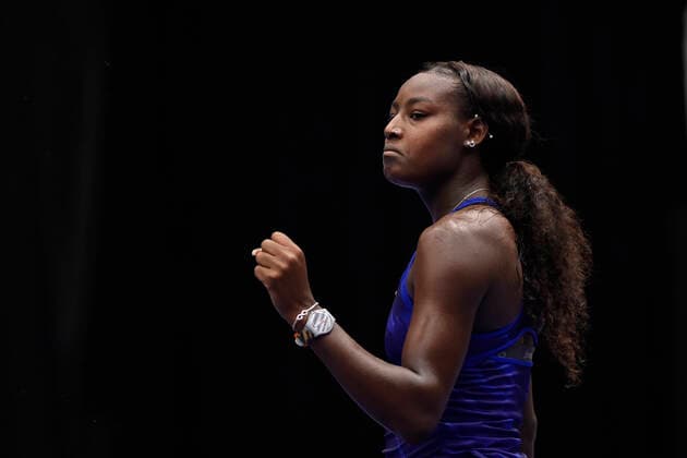 Alycia Parks of USA reacts during the WTA, Tennis Damen Agel Open 2022 women s tennis tournament match against Karolina Pliskova of Czech Republic in Ostrava, Czech Republic, October 4, 2022. (CTKxPhoto JaroslavxOzana) CTKPhotoP2022100408705  JAO 27