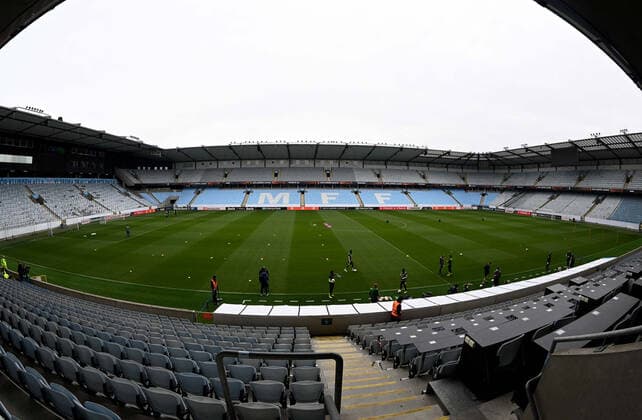 Fussball, Herren, Saison 2022 2023, Europa League, Malmö FF - 1. FC Union Berlin (Gruppenphase, Gruppe D, 3. Spieltag), Training von Malmö am Tag vor dem Spiel im Eleda Stadium, Übersicht, 05.10. 2022, Copyright: xMatthiasxKochx