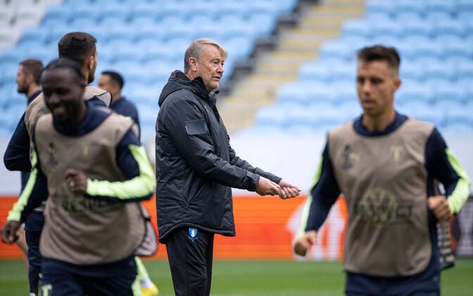MALMÖ 2022-10-05 MFF:s Åge Haride vid onsdagens träning pa Malmö Stadion inför Uefa Europa League matchen mot Union Berlin. MALMÖ SVERIGE x50090x