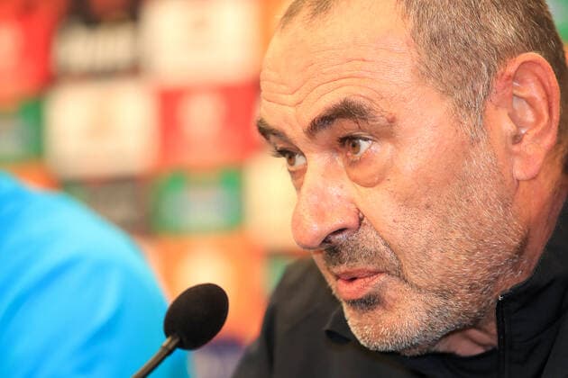SOCCER - UEFA EL, Sturm vs Lazio, preview GRAZ,AUSTRIA,05.OCT.22 - SOCCER - UEFA Europa League, SK Sturm Graz vs SS Lazio Roma, preview, press conference, PK, Pressekonferenz Lazio. Image shows head coach Maurizio Sarri (Lazio).  GEPAxpictures xMarioxBuehner