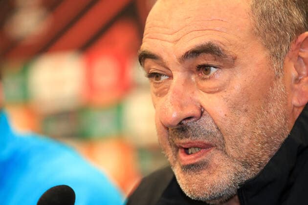 SOCCER - UEFA EL, Sturm vs Lazio, preview GRAZ,AUSTRIA,05.OCT.22 - SOCCER - UEFA Europa League, SK Sturm Graz vs SS Lazio Roma, preview, press conference, PK, Pressekonferenz Lazio. Image shows head coach Maurizio Sarri (Lazio).  GEPAxpictures xMarioxBuehner