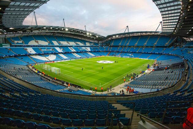 Manchester City v FC Copenhagen: Group G - UEFA Champions League General view of Etihad Stadium during the UEFA Champions League Group G match between Manchester City and FC Copenhagen at the Etihad Stadium, Manchester on Wednesday 5th October 2022. Manchester Manchester United, ManU Kingdom  Copyright: xMIxNewsx originalFilename:fletcher-manchest221005_npjKY.jpg