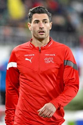 Fabian Schaer (SUI), Schweiz - Tschechien, Nations League, Fussball, 27.09.2022