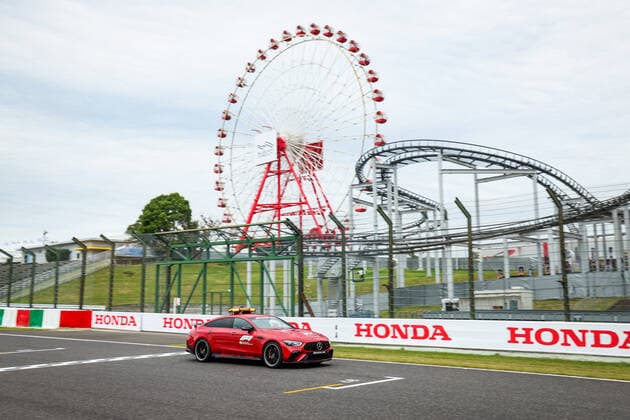 The Mercedes AMG FIA Medical Car on track during the Formula 1 Honda Japanese Grand Prix 2022, 18th round of the 2022 FIA Formula One World Championship, WM, Weltmeisterschaft from Octobre 7 to 9, 2022 on the Suzuka International Racing Course, in Suzuka, Mie Prefecture, Japan - F1 - JAPANESE GRAND PRIX 2022 DPPI Panoramic  20221006_GOOD7907