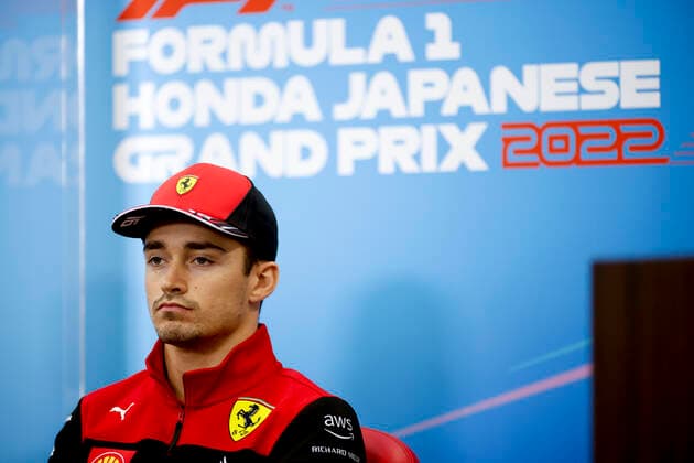 16 Charles Leclerc (MCO, Scuderia Ferrari), F1 Grand Prix of Japan at Suzuka International Racing Course on October 6, 2022 in Suzuka, Japan. (Photo by HOCH ZWEI) Suzuka Japan