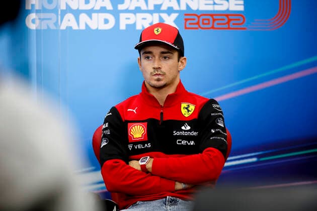 16 Charles Leclerc (MCO, Scuderia Ferrari), F1 Grand Prix of Japan at Suzuka International Racing Course on October 6, 2022 in Suzuka, Japan. (Photo by HOCH ZWEI) Suzuka Japan