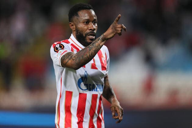 CRVENA ZVEZDA vs FERENCVAROS GUELOR KANGA football Crvena zvezda vs Ferencvaros UEFA Europa league Rajko Mitic stadium, Belgrad 06.10.2022. Foto: FOOTBALL, UEFA EUROPA LEAGUE, CRVENA ZVEZDA, RED STAR, FERENCVAROS Belgrade Rajko Mitic stadium Serbia Copyright: xMarkoxMetlas xMNxPressx