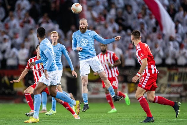 221006 Jo Inge Berget of Malmö FF during the UEFA Europa League match between Malmö FF and Union Berlin on October 6, 2022 in Malmö. Photo: Petter Arvidson BILDBYRAN kod PA PA0409 fotboll football soccer fotball uefa europa league malmö ff union berlin bbeng Copyright: PETTERxARVIDSON BB221006PA085