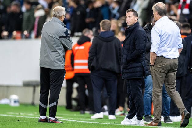 221006 Daniel Andersson, head of sports of Malmö FF, during the UEFA Europa League match between Malmö FF and Union Berlin on October 6, 2022 in Malmö. Photo: Petter Arvidson BILDBYRAN kod PA PA0409 fotboll football soccer fotball uefa europa league malmö ff union berlin bbeng Copyright: PETTERxARVIDSON BB221006PA109