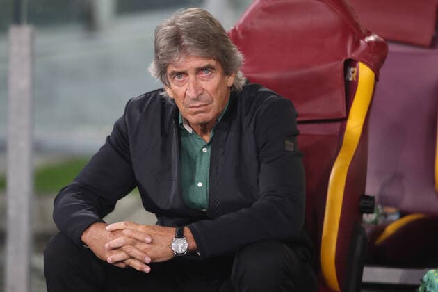 ROME, Italy - 06.10.2022: Manuel Pellegrini (coach manager Betis) during the UEFA Europe League group C match between AS Roma and Real Betis Seville at the Olympic Stadium on October 10, 2022 in Rome, Italy.  Copyright: xMarcoxIacobuccix xipa-agency.netx xMarcoxIacobuccix 0