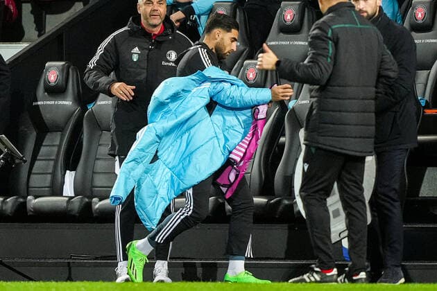UEFA Europa League: FC Midtjylland v Feyenoord Herning - Alireza Jahanbakhsh of Feyenoord during the match between FC Midtjylland v Feyenoord at MCH Arena on 6 October 2022 in Herning, Denmark. Copyright: xTomxBodex