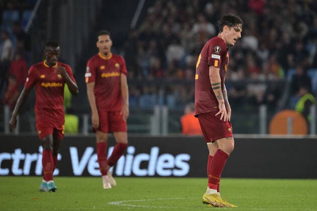 Foto Alfredo Falcone LaPresse 06 Ottobre 2022 - Roma, Italia - calcio - Roma vs Real Betis - Europa League 2022 2023 - Stadio Olimpico. Nella foto: Nicolo Zaniolo of AS Roma Foto Alfredo Falcone LaPresse October 06, 2022 Rome, Italy - sport, soccer - Roma vs Real Betis - Europe League 2022 2023 - Olimpic Stadium. In the pic: Nicolo Zaniolo of AS Roma  Copyright: xAlfredoxFalcone LaPressex