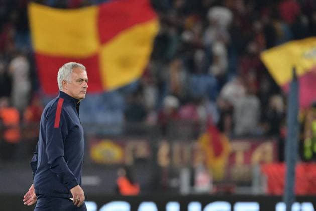 Foto Alfredo Falcone LaPresse 06 Ottobre 2022 - Roma, Italia - calcio - Roma vs Real Betis - Europa League 2022 2023 - Stadio Olimpico. Nella foto: Jose Mourinho manager of AS Roma Foto Alfredo Falcone LaPresse October 06, 2022 Rome, Italy - sport, soccer - Roma vs Real Betis - Europe League 2022 2023 - Olimpic Stadium. In the pic: Jose Mourinho manager of AS Roma  Copyright: xAlfredoxFalcone LaPressex