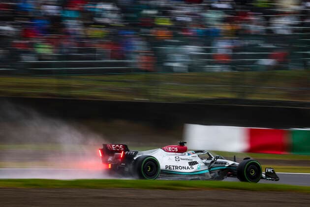63 George Russell (GBR, Mercedes-AMG Petronas F1 Team), F1 Grand Prix of Japan at Suzuka International Racing Course on October 7, 2022 in Suzuka, Japan. (Photo by HOCH ZWEI) Suzuka Japan