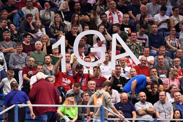 Fans of Poland during the WTA, Tennis Damen Agel Open 2022 women s tennis tournament match Caty McNally of USA vs Iga Swiatek of Poland, on October 7, 2022, in Ostrava, Czech Republic. (CTKxPhoto JaroslavxOzana) CTKPhotoP2022100707598  JAO 30