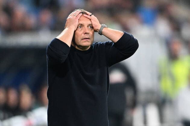 Sport Themen der Woche KW40 Sport Bilder des Tages 07.10.2022, xmeix, 1.Fussball Bundesliga, TSG 1899 Hoffenheim - SV Werder Bremen, emspor. v.l.n.r, Trainer Andre Breitenreiter (TSG 1899 Hoffenheim) (DFL DFB REGULATIONS PROHIBIT ANY USE OF PHOTOGRAPHS as IMAGE SEQUENCES and or QUASI-VIDEO) emspor Sinsheim *** 07 10 2022, xmeix, 1 Fussball Bundesliga, TSG 1899 Hoffenheim SV Werder Bremen, emspor v l n r, coach Andre Breitenreiter TSG 1899 Hoffenheim DFL DFB REGULATES PROHIBIT ANY USE OF PHOTOGRAPHS as IMAGE SEQUENCES and or QUASI VIDEO emspor Sinsheim prio:1