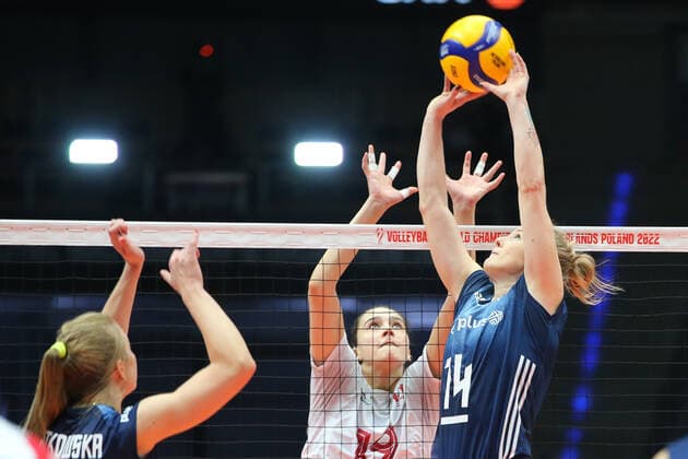 07.10.2022 LODZ, ATLAS ARENA SIATKOWKA KOBIET (VOLLEYBALL) FIVB MISTRZOSTWA SWIATA W SIATKOWCE KOBIET HOLANDIA - POLSKA 2022 ( FIVB VOLLEYBALL WOMENÕS WORLD CHAMPIONSHIPS NETHERLANDS - POLAND 2022) MECZ (GAME POLAND - CANADA ) POLSKA - KANADA NZ. (R) JOANNA WOLOSZ FOTO JAKUB PIASECKI CYFRASPORT NEWSPIX.PL --- Newspix.pl POLAND OUT!  20221007JPCS3079