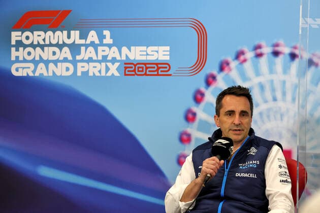 Dave Robson (GBR) Williams Racing Head of Vehicle Performance, portrait, in the FIA press conference, PK, Pressekonferenz during the Formula 1 Honda Japense Grand Prix 2022, 18th round of the 2022 FIA Formula One World Championship, WM, Weltmeisterschaft from Octobre 7 to 9, 2022 on the Suzuka International Racing Course, in Suzuka, Mie Prefecture, Japan - F1 - JAPANESE GRAND PRIX 2022 DPPI Panoramic  JAPAN_PRESS_CONF_SATURDAY_28