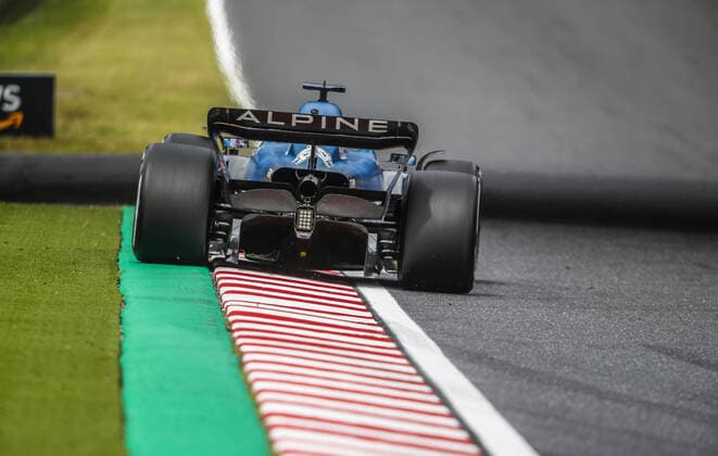 14 ALONSO Fernando (spa), Alpine F1 Team A522, action during the Formula 1 Honda Japense Grand Prix 2022, 18th round of the 2022 FIA Formula One World Championship, WM, Weltmeisterschaft from Octobre 7 to 9, 2022 on the Suzuka International Racing Course, in Suzuka, Mie Prefecture, Japan - F1 - JAPANESE GRAND PRIX 2022 DPPI Panoramic  _V2_6048