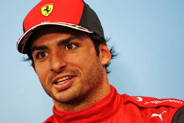 Carlos Sainz Jr (ESP), Ferrari, portrait in the post qualifying FIA press conference, PK, Pressekonferenz during the Formula 1 Honda Japense Grand Prix 2022, 18th round of the 2022 FIA Formula One World Championship, WM, Weltmeisterschaft from Octobre 7 to 9, 2022 on the Suzuka International Racing Course, in Suzuka, Mie Prefecture, Japan - F1 - JAPANESE GRAND PRIX 2022 DPPI Panoramic JAPAN_PRESS_CONF_SATURDAY_53