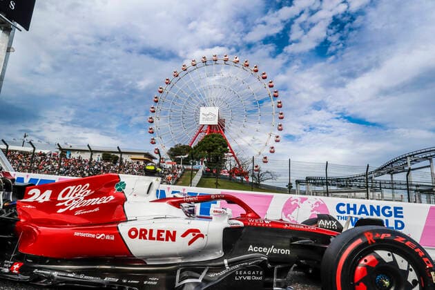 24 Guanyu Zhou (CHN, Alfa Romeo F1 Team ORLEN), F1 Grand Prix of Japan at Suzuka International Racing Course on October 8, 2022 in Suzuka, Japan. (Photo by HOCH ZWEI) Suzuka Japan
