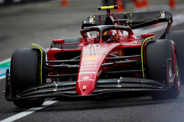 55 Carlos Sainz (ESP, Scuderia Ferrari), F1 Grand Prix of Japan at Suzuka International Racing Course on October 8, 2022 in Suzuka, Japan. (Photo by HOCH ZWEI) Suzuka Japan