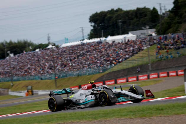 44 Lewis Hamilton (GBR, Mercedes-AMG Petronas F1 Team), F1 Grand Prix of Japan at Suzuka International Racing Course on October 8, 2022 in Suzuka, Japan. (Photo by HOCH ZWEI) Suzuka Japan