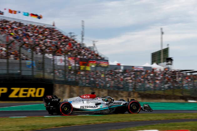63 George Russell (GBR, Mercedes-AMG Petronas F1 Team), F1 Grand Prix of Japan at Suzuka International Racing Course on October 8, 2022 in Suzuka, Japan. (Photo by HOCH ZWEI) Suzuka Japan