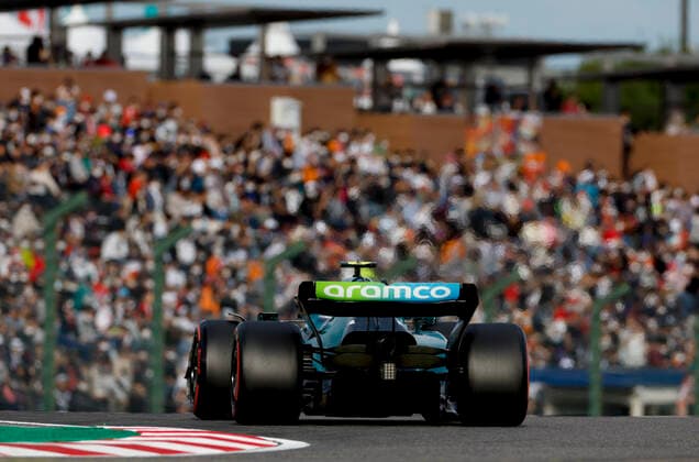 5 Sebastian Vettel (DEU, Aston Martin Aramco Cognizant F1 Team), F1 Grand Prix of Japan at Suzuka International Racing Course on October 8, 2022 in Suzuka, Japan. (Photo by HOCH ZWEI) Suzuka Japan