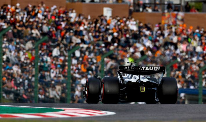 22 Yuki Tsunoda (JPN, Scuderia AlphaTauri), F1 Grand Prix of Japan at Suzuka International Racing Course on October 8, 2022 in Suzuka, Japan. (Photo by HOCH ZWEI) Suzuka Japan