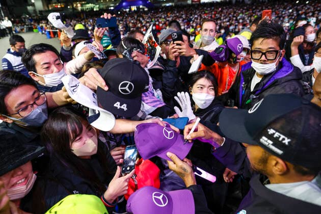 44 Lewis Hamilton (GBR, Mercedes-AMG Petronas F1 Team), F1 Grand Prix of Japan at Suzuka International Racing Course on October 8, 2022 in Suzuka, Japan. (Photo by HOCH ZWEI) Suzuka Japan