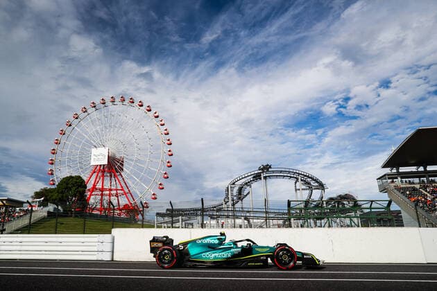05 VETTEL Sebastian (ger), Aston Martin F1 Team AMR22, action during the Formula 1 Honda Japanese Grand Prix 2022, 18th round of the 2022 FIA Formula One World Championship, WM, Weltmeisterschaft from October 7 to 9, 2022 on the Suzuka International Racing Course, in Suzuka, Mie Prefecture, Japan - F1 - JAPANESE GRAND PRIX 2022 DPPI Panoramic  00122041__V2_7529