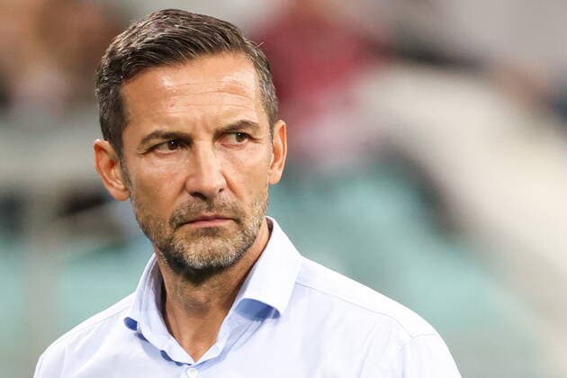 Russia. Sochi. OCTOBER 8, 2022. Lokomotiv Moscow head coach Josef Zinnbauer attends his team s 2022 2023 Russian Premier League Round 12 football match against FC Sochi at Fisht Olympic Stadium. Dmitry Feoktistov TASS  55249009