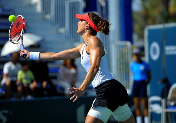 Jasmin Open Tennis Tournament 2022 In Tunisia AlizÃ Cornet of French in action against Veronika Kudermetova of Russia in the Women s Singles Semi Final match at Monastir Stadium during the Jasmin Open Tennis Tournament 2022 in Tunisia on October 08,2022. Monastir Tunisia  Copyright: xYassinexMahjoubx originalFilename:mahjoub-notitle221008_npGP1.jpg