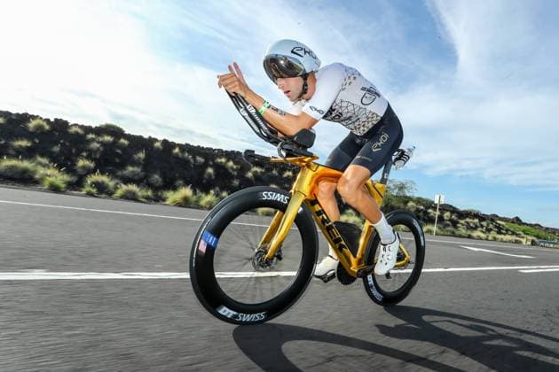 Rudy Von Berg pictured in action during the Hawaii Ironman men s triathlon race, Saturday 08 October 2022, in Kailua, Kona, Hawaii, USA. DAVIDxPINTENS  x46608564x