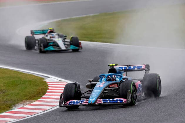 31 Esteban Ocon (FRA, BWT Alpine F1 Team), F1 Grand Prix of Japan at Suzuka International Racing Course on October 9, 2022 in Suzuka, Japan. (Photo by HOCH ZWEI) Suzuka Japan