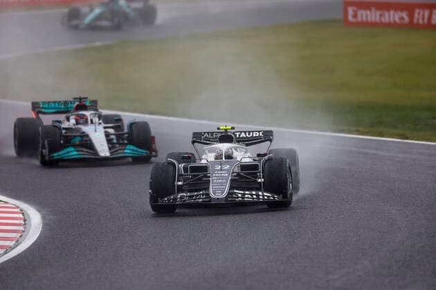 22 Yuki Tsunoda (JPN, Scuderia AlphaTauri), F1 Grand Prix of Japan at Suzuka International Racing Course on October 9, 2022 in Suzuka, Japan. (Photo by HOCH ZWEI) Suzuka Japan