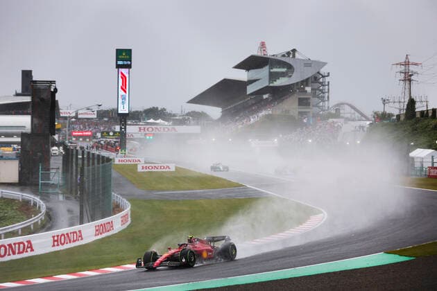 55 Carlos Sainz (ESP, Scuderia Ferrari), F1 Grand Prix of Japan at Suzuka International Racing Course on October 9, 2022 in Suzuka, Japan. (Photo by HOCH ZWEI) Suzuka Japan