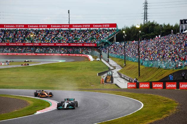 63 George Russell (GBR, Mercedes-AMG Petronas F1 Team), F1 Grand Prix of Japan at Suzuka International Racing Course on October 9, 2022 in Suzuka, Japan. (Photo by HOCH ZWEI) Suzuka Japan