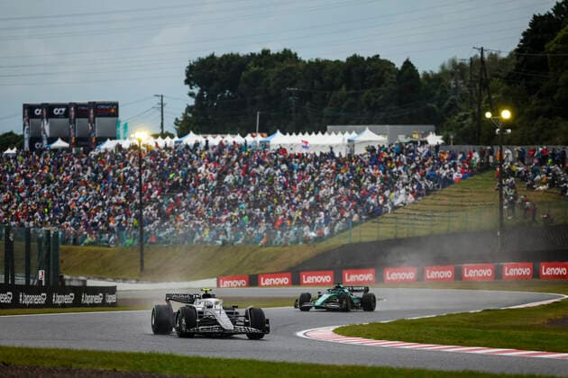 22 Yuki Tsunoda (JPN, Scuderia AlphaTauri), F1 Grand Prix of Japan at Suzuka International Racing Course on October 9, 2022 in Suzuka, Japan. (Photo by HOCH ZWEI) Suzuka Japan