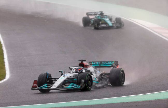 63 George Russell (GBR, Mercedes-AMG Petronas F1 Team), F1 Grand Prix of Japan at Suzuka International Racing Course on October 9, 2022 in Suzuka, Japan. (Photo by HOCH ZWEI) Suzuka Japan
