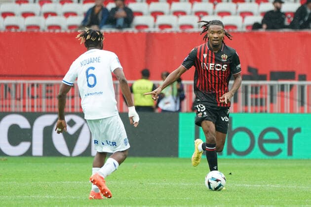 Khephren Thuram (OGC Nice) FOOTBALL : OGC Nice vs Troyes - Ligue 1 Uber Eats - Nice - 09 10 2022 NorbertScanella Panoramic 