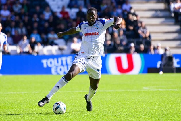 Sissoko Ibrahima ( 27 - Strasbourg ) - FOOTBALL : Angers vs Strasbourg - Ligue 1 - 09 10 2022 FedericoPestellini Panoramic 