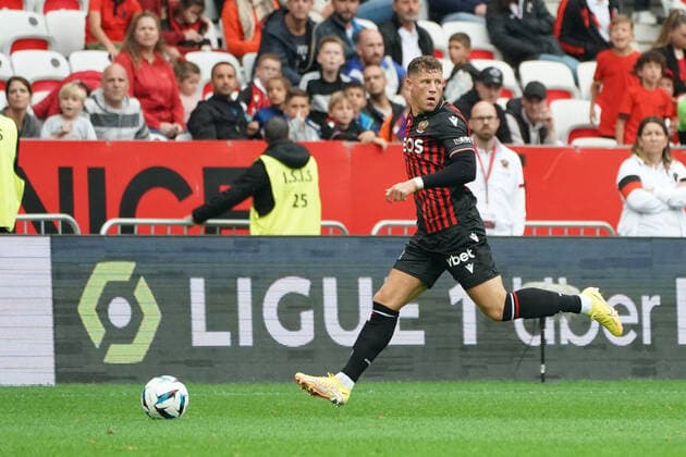 Ross Barkley (OGC Nice) FOOTBALL : OGC Nice vs Troyes - Ligue 1 Uber Eats - Nice - 09 10 2022 NorbertScanella Panoramic 