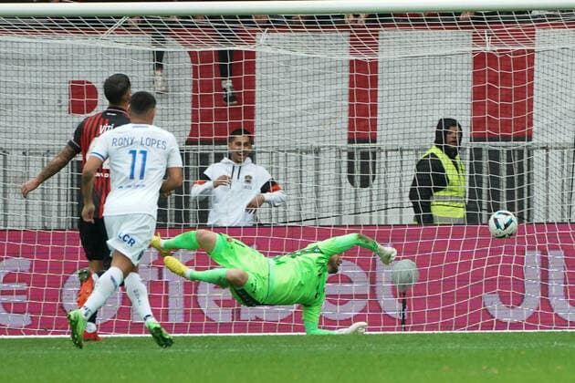 Kasper Schmeichel (OGC Nice) FOOTBALL : OGC Nice vs Troyes - Ligue 1 Uber Eats - Nice - 09 10 2022 NorbertScanella Panoramic 