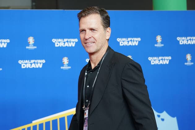 Manager der Nationalmannschaft Oliver Bierhoff (Deutschland Germany)Auslosung der Qualifikationsgruppen zur Europameisterschaft 2024 in der Frankfurter Festhalle - Frankfurt 09.10.2022: EURO2024 Qualifying Draw EM 2024 Auslosung der Qualifikationsgruppen, Festhalle Frankfurt