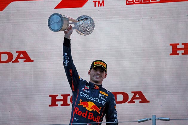 Formula 1 2022 Honda Japanese Grand Prix 09.10.2022, Suzuka International Racing Course, Suzuka, Formula 1 2022 Honda Japanese Grand Prix , im Bild Weltmeister 2022 Max Verstappen (NEL), Oracle Red Bull Racing.