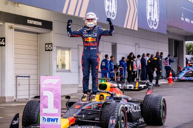 Formula 1 2022 Honda Japanese Grand Prix 09.10.2022, Suzuka International Racing Course, Suzuka, Formula 1 2022 Honda Japanese Grand Prix , im Bild Weltmeister 2022 Max Verstappen (NEL), Oracle Red Bull Racing.