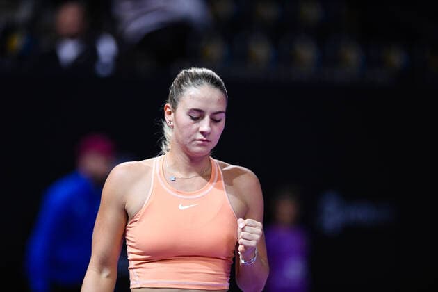 Transylvania Open 2022: Day 3 Marta Kostyuk during Transylvania Open, Day 3, Qualifying round, BT Arena, 10 October 2022, Cluj-Napoca, Romania Cluj-Napoca Romania  Copyright: xFlaviuxBuboix originalFilename:buboi-notitle221010_npthG.jpg
