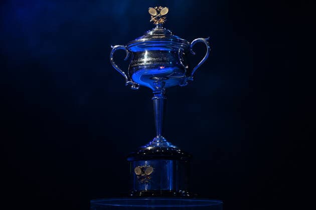 AUSTRALIAN OPEN TENNIS LAUNCH, The Daphne Akhurst Memorial Cup is seen during the launch of the 2023 Australian Open tennis tournament at Melbourne Park in Melbourne, Wednesday, October 12, 2022. ( NO ARCHIVING, EDITORIAL USE ONLY, NO USE IN BOOKS WITHOUT CONSENT MELBOURNE VIC AUSTRALIA  Copyright: xJAMESxROSSx 20221012001715824472